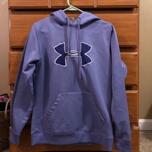Purple under armour hoodie